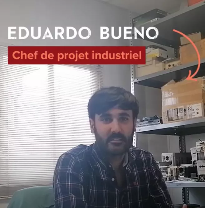 Eduard Bueno chef de projet industriel